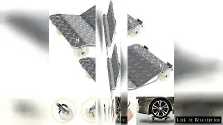 SucceBuy 2 Pcs Car Tire Wheel Trolley Dollies Vehicle Skate Moving Tire with 4 Casters 1500Lbs Weigh
