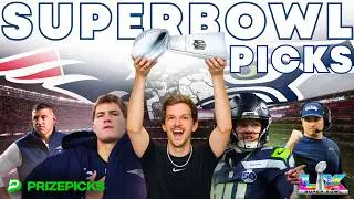 PRIZEPICKS NFL PICKS | SUNDAY 2/8/26 | SUPER BOWL LX | SEAHAWKS PATRIOTS | PRIZEPICKS NFL TODAY