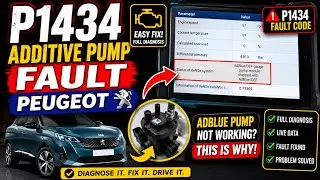 #P1434 additive pump fault Peugeot