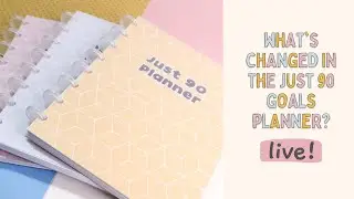 What's changed in the Just 90 planner? Goals planner flipthrough / 90 day planning