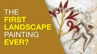 История за 60 секунд: первый нарисованный пейзаж? #шорты