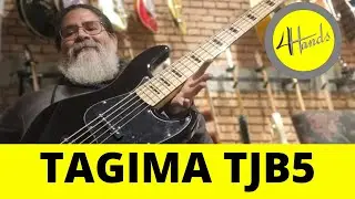 BAIXO TAGIMA TJB5 JAZZ BASS 5 CORDAS BLACK