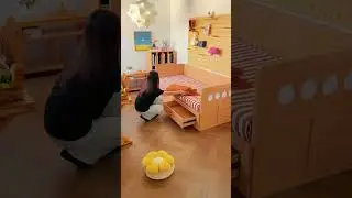座っても寝てもOK！収納付きソファベッド！引くだけでダブルベッドに🛏️✨ #tiaro #trending #home #fyp #sofabed