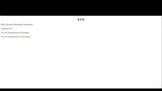 KTM - Geschichte