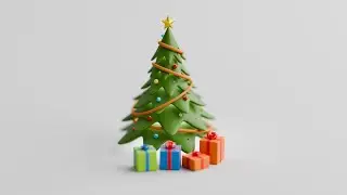 Christmas tree 🎄 in Blender