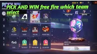PICK AND WIN free fire how to complete the event