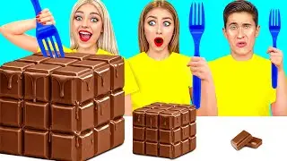 Большая, Средняя или Маленькая Тарелка Челлендж | Вкусные Кулинарные Хитрости Mega DO Challenge