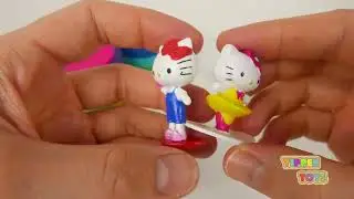 Play Doh Rainbow Surprise Toys for Kids Playdough Video Paw Patrol Hello Kitty Ugglys Pet 