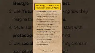 Psychology Tricks to Attract Customers as an LIC Agent