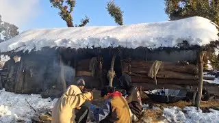 Shepherds living in hilly regions usually lead a simple and hardworking life.