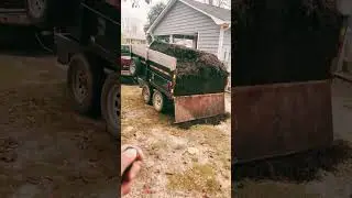 Dump trailer hack for smoother work #iykyk #smooth #easy #hack #dumptrailer
