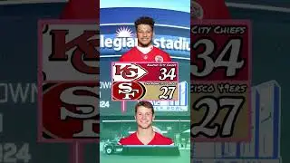 My Super Bowl 58 Chiefs vs 49ers PREDICTIONS 2024 #nfl #superbowl #chiefs #49ers #shorts #usa #swift
