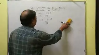 To Convert decimal fraction into percent 