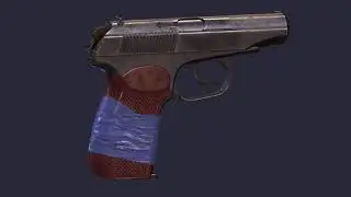 Makarov 's Pistol 3D Model
