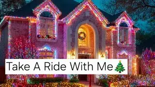 A Cozy Christmas Drive Through My Texas Neighborhood 🎄✨