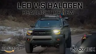 LED vs Halogen Headlight Review // AlphaRex or Amazon (Know Before You Buy)