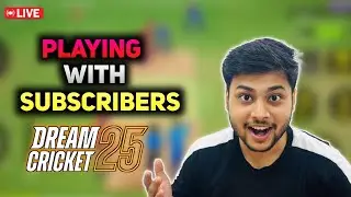 🔴 1v1 With Subscribers in Dream Cricket 2025 🎮 Join via Team Code & Play Live | Castro OP
