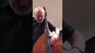 D melodic minor two octave scale bass