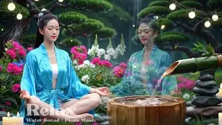 Therapy Music 🌙 Piano & Water Sounds for Anxiety & Inner Calm