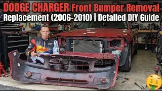 DODGE CHARGER Front Bumper Removal Replacement (2006-2010) | Detailed DIY Guide