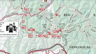 Recreation/Hiking/Parking at Tunnel Ridge Road Slade, KY