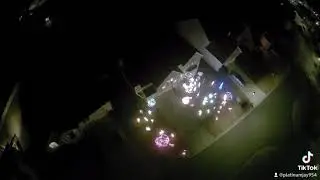 Holy Stone HS270  looking at Christmas Lights