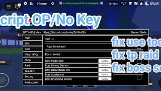Script Demon Blade OP/ No Key | Fast attack, Auto Boss, Auto Raid, Auto Farm lv