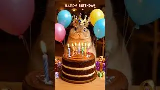 Rabbit Birthday Party 🎂🐰 #animal #cute