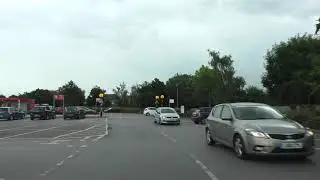 Driving On Norton Road, St Peter's Drive & Bath Road, Worcester, England 2nd August 2021