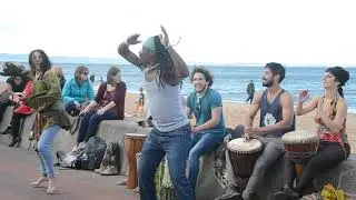 Portobello beach busk