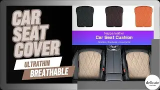 Four Seasons Car Seat Cushion &ndash; Nappa Leather Anti-Slip Protective Cover