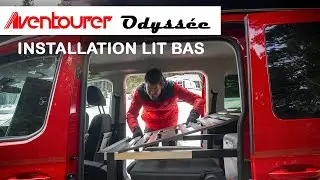AVENTOURER | Le vrai #VAN ultra polyvalent - TUTORIEL INSTALLATION LIT BAS - ODYSS&Eacute;E