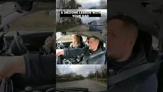 A Driving Lesson with your dad  #driving #family