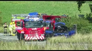 RTC or vehicle incident closes the A591 southbound near Kendal Cumbria England 16.9.25