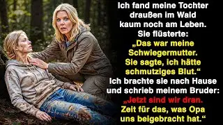 Erschöpft flüsterte meine Tochter_ „Meine Schwiegermutter sagte, das habt ihr verdient.“