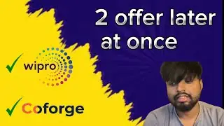 How I Got 2 Job Offers at Once | Wipro & Coforge Interview Experience #job  #jobinterview  #wipro
