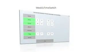 WeeklyTimeSwitch Part 1 TwinCAT 3 + HMI project