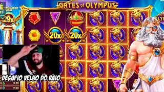 DESAFIO DE COMPRAR B&Ocirc;NUS NO VELHO DO RAIO *Gates of Olympus*