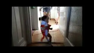 Funny Baby Gets Dizzy