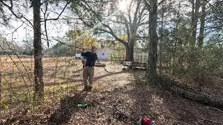 setting up hammock