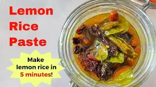 Lemon rice paste recipe| Instant lemon rice premix