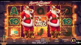 BIG WIN (x202) - Secrets of Christmas Online Slot Machine - NetEnt Slots