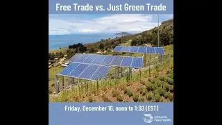 Free Trade vs  Just Green Trade