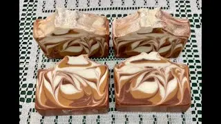 Making Honey Vanilla Love Dust (Lush Type) Cold Process Soap & the Cut