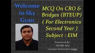 MCQ on CRO & Bridges in EIM l Diploma l Polytechnic l Engineering l SkyGyan
