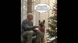 German Shepherd has the ONLY correct Die Hard opinion #diehard #christmas #shorts