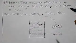 Acid and Base according to Arrhenius concept || Lecture-2 || Feedback classes