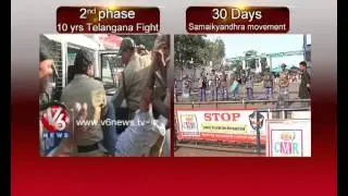 Real Revolution of Telangana Comparision with 30 Days Samaikyandhra Strike