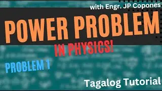 Power in Physics Problem Solving Tagalog Tutorial | An electric hoist is used to lift a 25kg load...