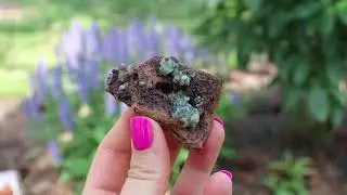 393172832780 Lustrous Green Adamite Jewels On Red Gossan Matrix From Ojuela Mine Mexico